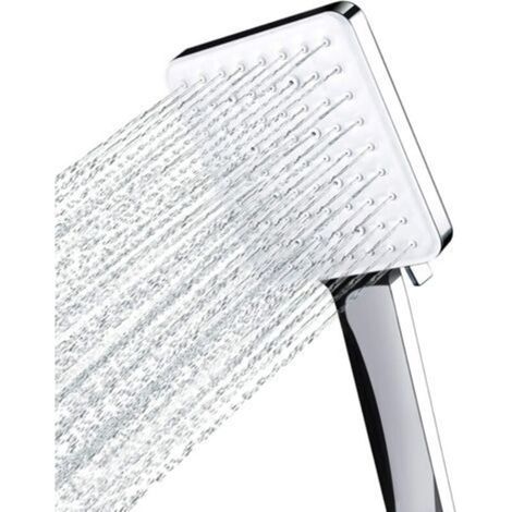 Pommeau de Douche, Grande Pommeau Douche Carrée avec Commande, Pommeau de Douche Haute Pression avec 6 Modes de Douche (1/5)