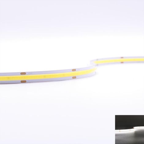 COB 24V CRI90 LED Streifen 5M 14W/m 480LED/m 10mm - Lichtfarbe: Neutralweiß 4000K - Schutzart: IP20 (1/5)