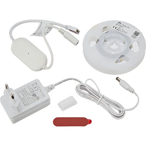 Lot de 1 rubans LED 1M connectés, Ruban LED connecté Multicouleurs (RGB) + Changement de blancs (CCT) SMD5050, Wi-Fi+BLE, IP20 utilisation intérieure (1/3)