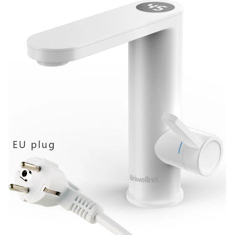 Chauffe-eau électrique instantané (blanc) 3200 W, 220 V, robinet de chauffe-eau domestique (1/5)