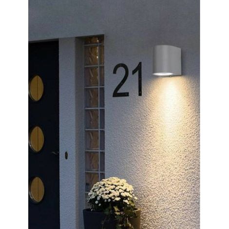 Applique Modern To Parete For External Lampada Faretto Gu10 Ip65 Es53 Gris (1/3)