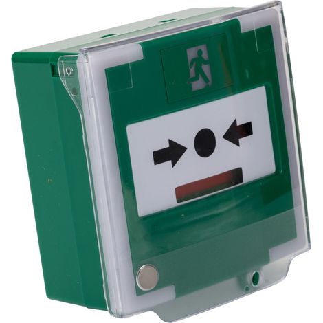 Boitier de déverrouillage issue de secours, RS PRO, Bouton, 25 x 85 x 85mm ( Prix pour 1 ) (1/3)