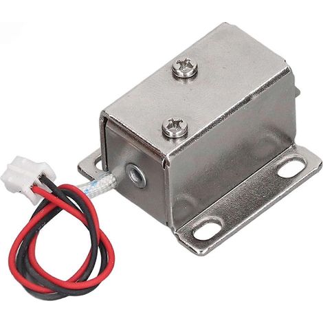 Serrure électromagnétique miniature 2A CC pour portes et tiroirs d'armoires, déverrouillage électrique, verrou de sécurité 12 V CC