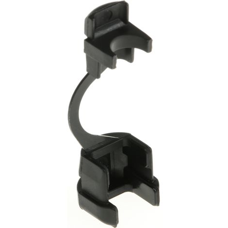 Bague de positionnement, RS PRO, Réducteur de tension Nylon 66, Noir, diamètre maximum: 7.6mm ( Prix pour Sachet de 25 ) (1/2)