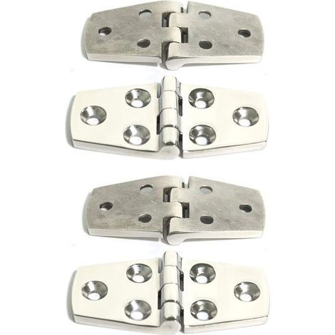 （38x76mm），Pack of 4 Durable Marine 316 Stainless Steel Door Hinges for Boat, Yacht, Motorhome, Caravan (1/5)