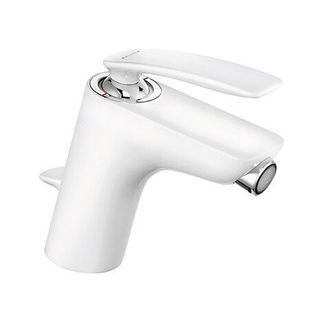 Balance mitigeur de bidet chromée blanc