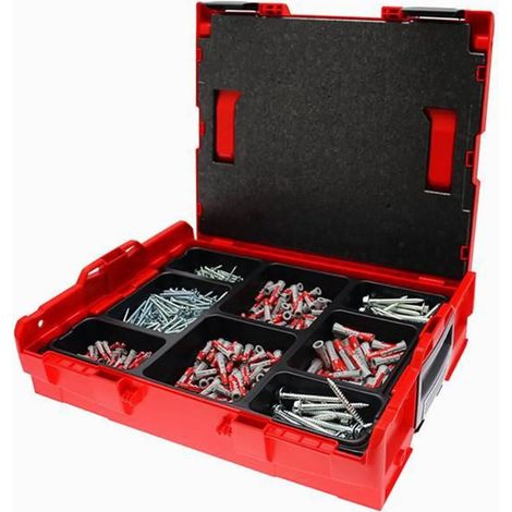 Fischer – Mallette de chevilles Duopower 100 6x30 – 200 8x40 – 50 10x50 – 100 vis à bois 4.5x50 – 200 vis à bois 5x60 – 50 tire-fonds 7x70 (1/3)