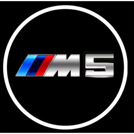 2 pièces de lumières de bienvenue pour BMW Série 3 Série 5 Série 7 Série X3/X5/X6/X7 lumières de porte de projection lumières de bienvenue BMW style 17 (1/5)