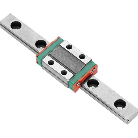Rail linéaire, bloc linéaire, conception MGN12C, mouvement linéaire, 100 mm (1/4)