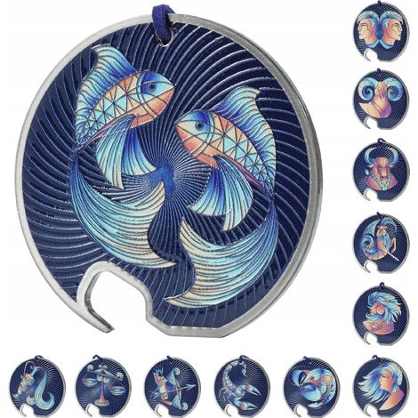 KADAX Flaschenöffner, Zodiak Design, Bieröffner aus Edelstahl, Sternzeichen-Flaschenöffner, Einhand