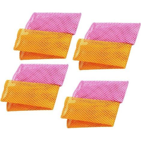 Lot de 12 torchons de cuisine en maille, anti-adhésifs, chiffons de nettoyage innovants et rapides pour la cuisine (1/5)