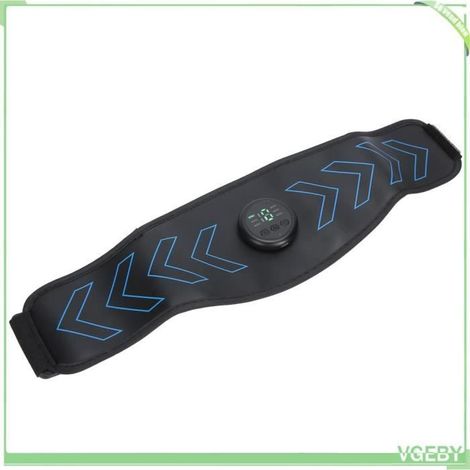 Ceinture d'entraînement musculaire EMS - V GEBY - Noir - 6 modes - 18 niveaux - Ergonomique (1/4)