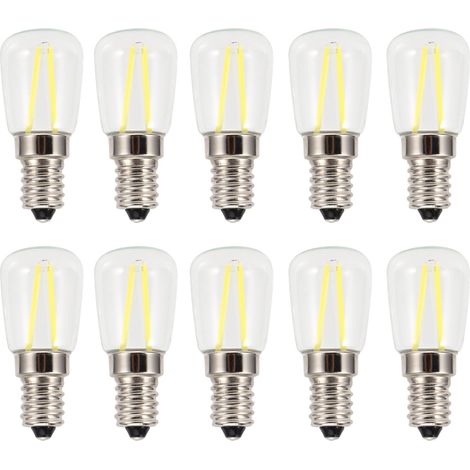 Lot de 10 mini ampoules LED E14 1,5 W AC 110 V pour lustre, applique murale et éclairage domestique (1/5)