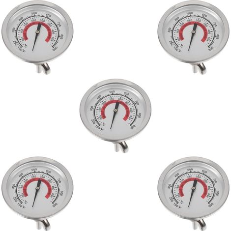 Thermomètre de four à double jauge 5 pièces pour la cuisson au barbecue et les grillades - Outils de mesure (1/5)