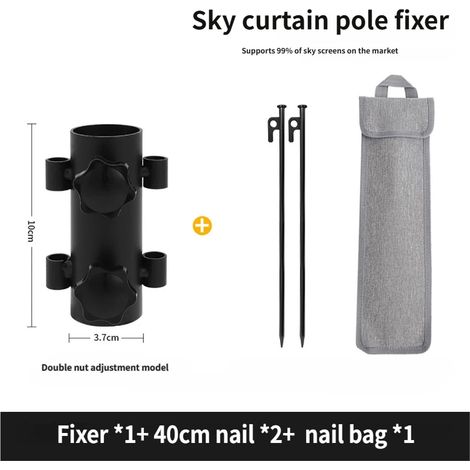 Ancrages de camping, kits d'accessoires pour tentes d'extérieur, piquets de tente, mâts de bâche, accessoires de camping (1/5)