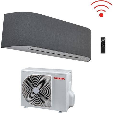 Toshiba – Climatiseur réversible 13000 BTU R-32 RASB13N4KVRGE – Wi-Fi intégré – A++ – Débit d'air 670 m³/h – Silencieux jusqu'à 19 dB(A)