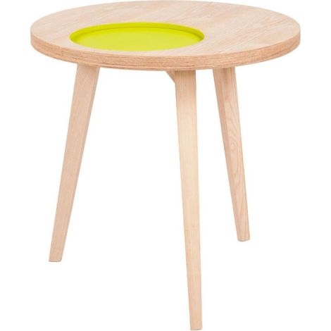 Table d'appoint addison - Vert, bois