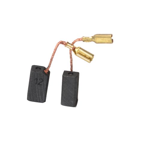 Jeu De 2 Charbons Adaptable Pour Black & Decker, De Walt, Elu. Dimensions: 6.3 X 6.3 X 13.5mm.