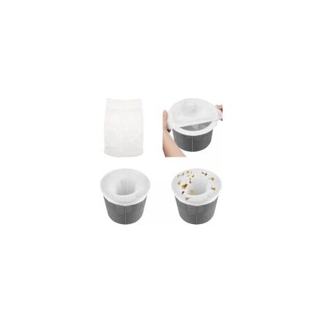 Calze skimmer per piscina, rete di protezione per filtro piscina, confezione da 15 - Crezuo
