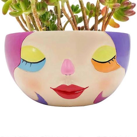 Blumentopf aus Kunstharz für Büro/Dekoration (1/5)