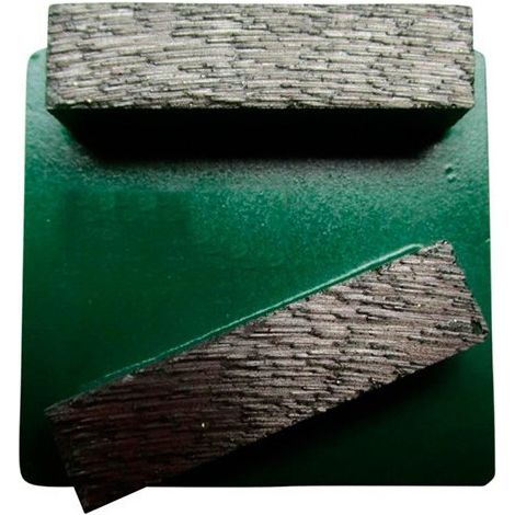Segment de ponçage diamanté Gr 40 fixation compatible Husqvarna - béton frais, chape, matériaux abrasifs - Diamwood (1/2)