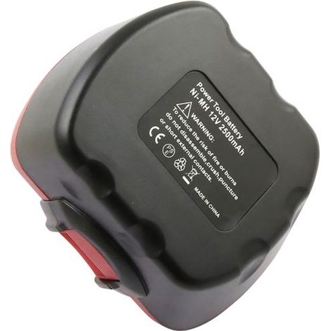 Batterie de Remplacement - AVIZAR - Bosch GSR 12 VE-2 - Ni-MH 12V - 2500mAh - Noir (1/3)