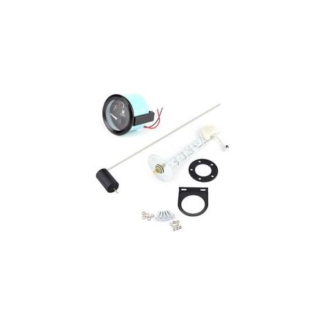 Jauge de niveau de carburant de voiture universelle de 52 mm LED Digital E-1/2-F Range Meter avec capteur de carburant