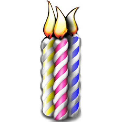Figurine en carton Anniversaire Bougie (Groupe) 190 cm (1/4)