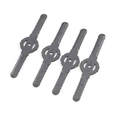 BUNTHAUS 20 Pieces Lawn Mower Blades Plastic Lawn Mower Blade Cordless Mower Garden Tool Lawn Mower Mower