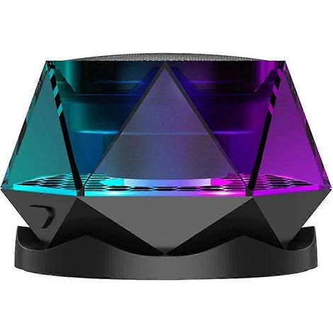 Enceinte Bluetooth magnétique avec LED, mini caisson de basses sans fil pour extérieur (1/5)