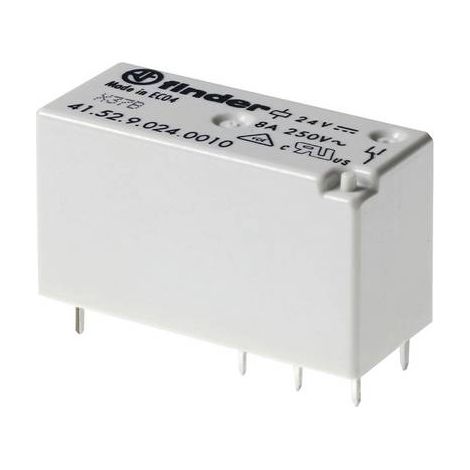 Finder 41.52.9.060.0010 Relais pour circuits imprimés 60 V/DC 8 A 2 inverseurs (RT) 1 pc(s) Y528453 (1/2)
