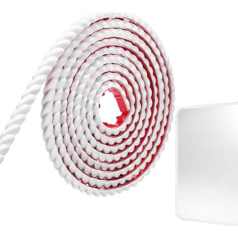 Bordures de miroir pour salle de bain - Bande décorative autocollante souple de 100 cm Bordure décorative pour miroir Pour murs, chambre, dressing, placard, porte, artisanat, hôtel, salon (1/5)