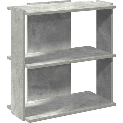 Maison Exclusive - Bücherregal 3 Böden Betongrau 60x30x60 cm Holz