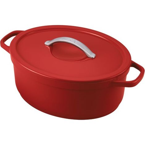 Cocotte Ovale Beka Plume Rouge Cocotte Ultra-légère En Fonte D'aluminium - Beka (1/5)