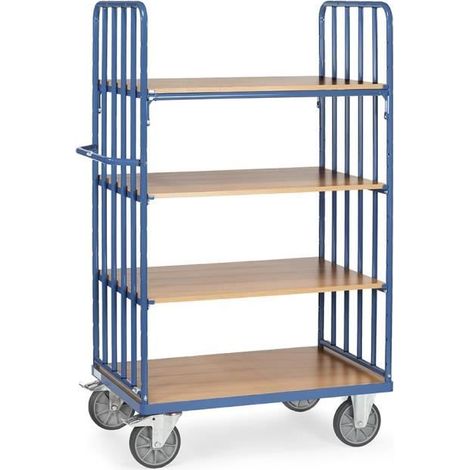 Carrello scaffale fetra 8313 capacità 600 kg acciaio