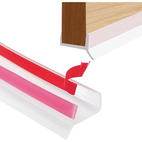 Profil d'étanchéité pour plinthe de cuisine en caoutchouc de silicone haute élasticité pour plinthe de cuisine de 15 mm, 16 mm, 17 mm d'épaisseur, très imperméable et résistant à la poussière (1/5)