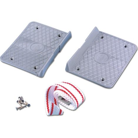 Double support pour batterie ou reservoir - (1/2)
