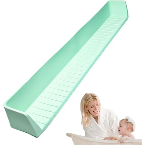 Pare-éclaboussures pour baignoire Support à ventouse en silicone de 80 x 11 , 5 9 , 7 cm , porte-jou
