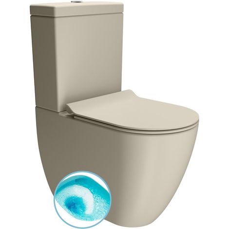 PURA WC monobloc, Swirlflush, S-Trap/P-Trap, creta dual-matt (1/2)