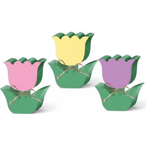 Tulipanes de madera, mini tulipanes de madera para decorar el hogar en primavera, ideales para la decoración de mesas, repisas o chimeneas (1/5)
