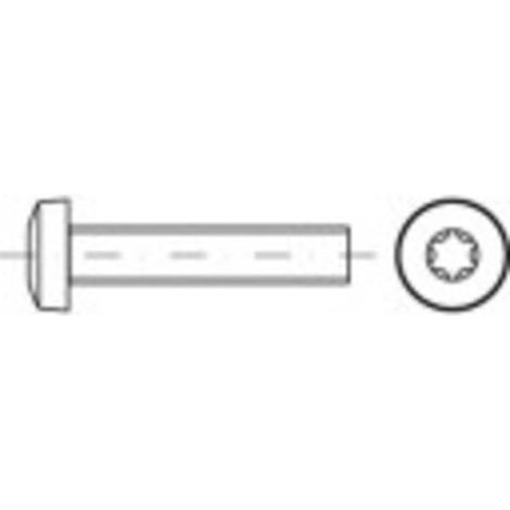 TOOLCRAFT TO-5440839 VITI A TESTA BOMBATA M3 6 MM A ESAGONO INTERNO ISO 14583 IN ACCIAIO ZINCATO GALVANICAMENTE