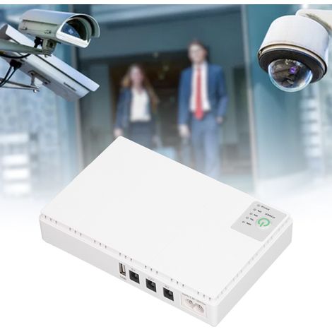Mini UPS pour alimentation de secours de caméra (tension de sortie 5V/9V/12V), alimentation de secours CC pour la surveillance de routeur (norme européenne). (1/5)