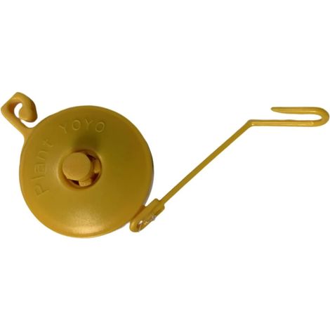 Crochet de suspension pour plantes Yoyo rtractable jaune (1/5)