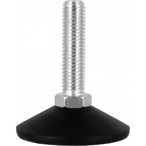 Blister piedino regolabile zincato ma10 x d 50 mm. 4 pezzi