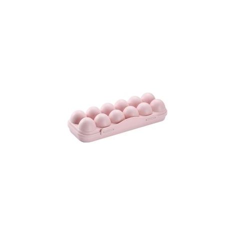 Contenitore per uova da frigorifero, contenitore per uova a 12 scomparti, porta uova da cucina, scatola protettiva, pratico cestino per uova in plastica per uso esterno - Crezuo