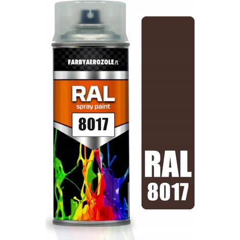 Vernice spray acrilica RAL 8017 marrone (1/2)