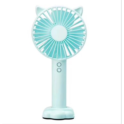 1 Ventilateur portable, base amovible, support téléphone, batterie rechargeable, 3 vitesses, bureau voyage (1/5)