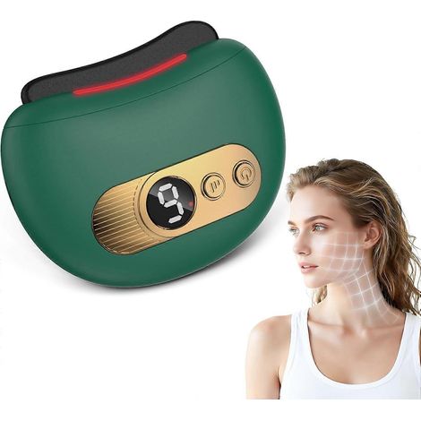 Appareil de massage facial liftant pour le visage, réducteur de double menton, 9 niveaux de réglage, anti-rides, anti-âge, lissant et liftant la peau. (1/5)