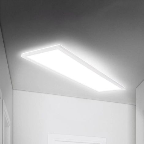 [GEBRAUCHT] B-Ware Briloner Led Panel Deckenleuchte Sensor Badezimmer Weiß Kunststoff Ip44 98x20 Cm (1/2)