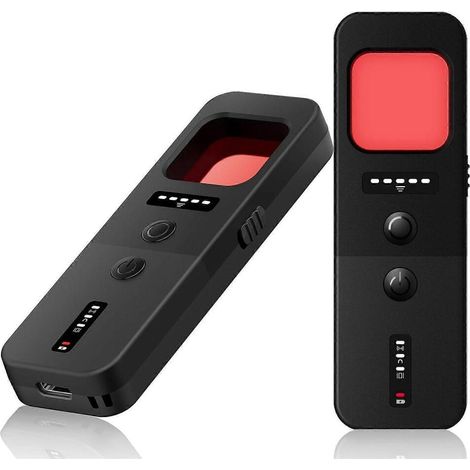 Détecteur de caméras cachées GETIT 5 en 1 : suivi GPS, localisation de dispositifs d’écoute infrarouge et scanner de signaux RF – Noir (1/4)